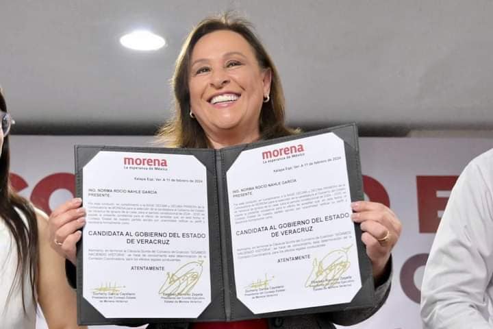 Rocío Nahle candidata de Morena