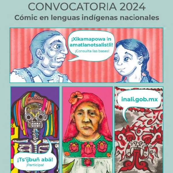 Convocatoria 2024 Cómic en lengua indígena