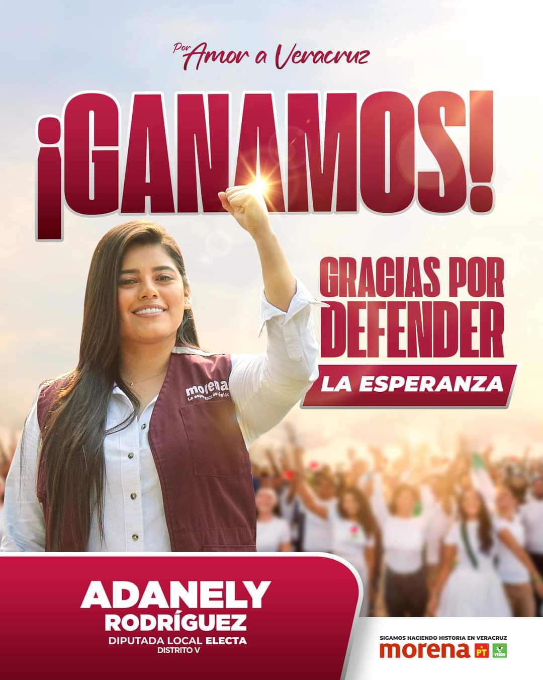 El pueblo decidió por Adanely Rodríguez