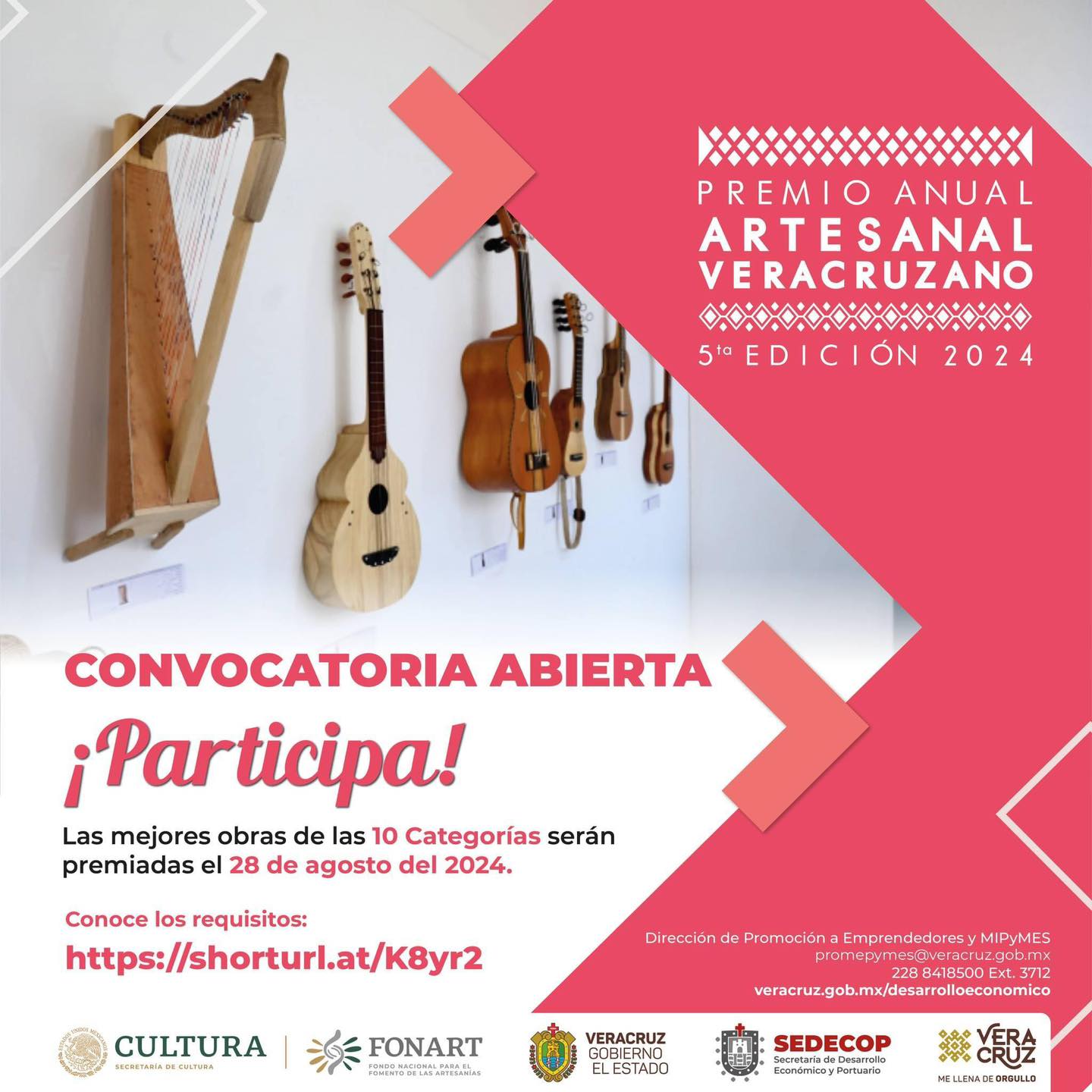 ¡Convocatoria Abierta al Premio Anual Artesanal Veracruzano!