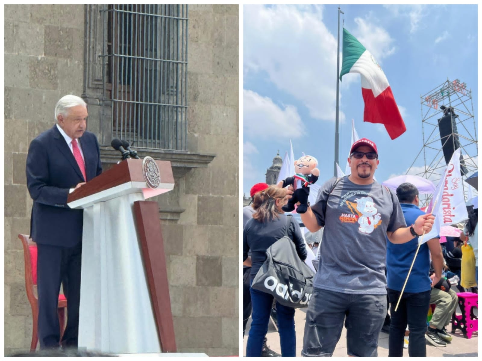 Uno más en el Zócalo.Parlamento Veracruz.Juan Javier Gómez Cazarín